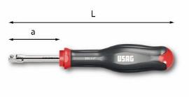 "Odvijač nasadni sa prihvatom na 1/4"" 243 1/4 USAG"